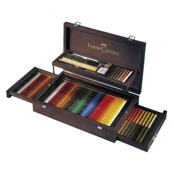 مداد رنگی فابرکاستل مدل پلی کروموس کد 135728 مجموعه 108 عددی